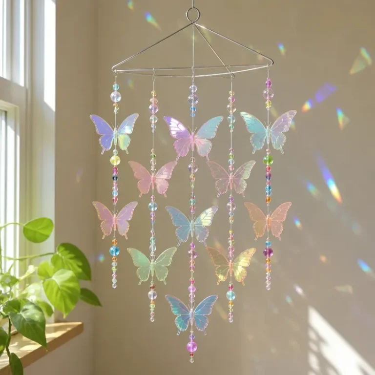 DIY Prism Butterfly Edition mobile for Teacher Appreciation