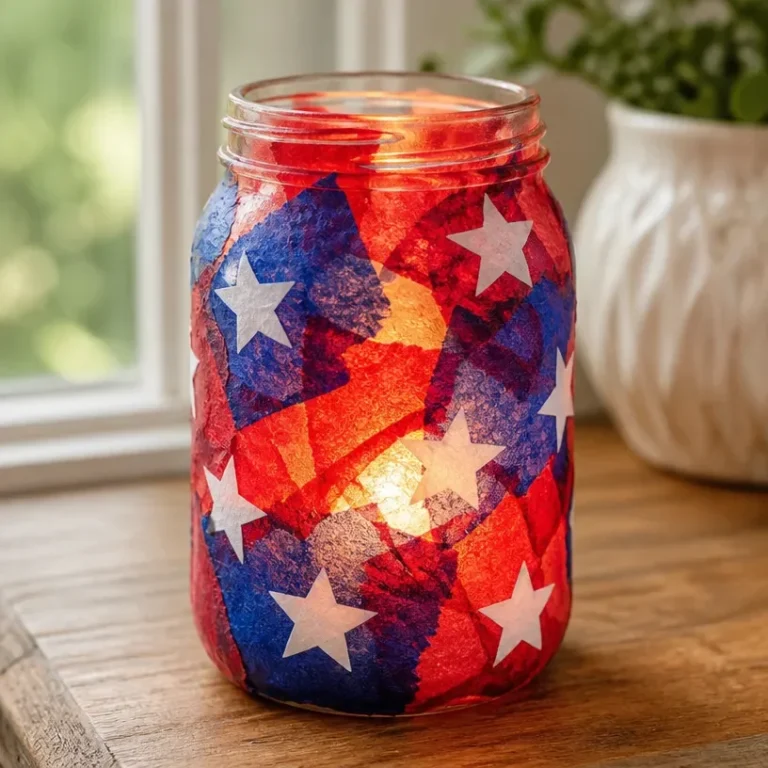 DIY Radiant Star Lantern night light for home decor