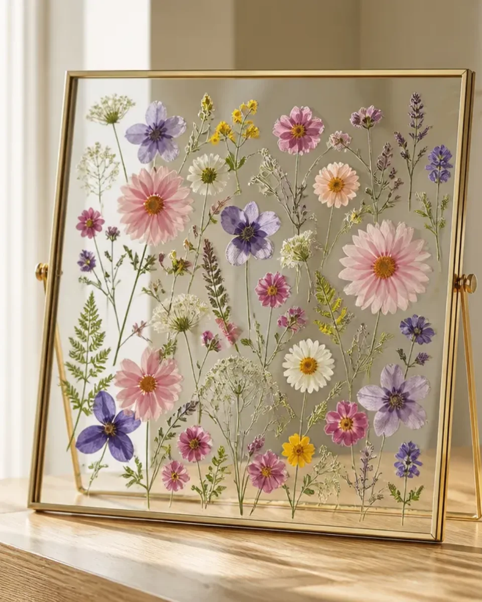 Floating Floral Wall Art DIY for Contemporary Home Decor