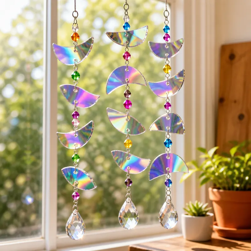 How to Make DIY Stained Glass Suncatchers with Glue